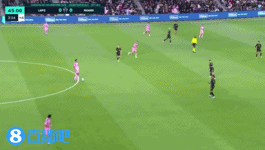 半场-梅西先发迈阿密仅1脚射正 迈阿密国际暂0-0洛杉矶FC